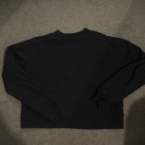 Forever 21 Women's Black Cropped Mockneck Sweater